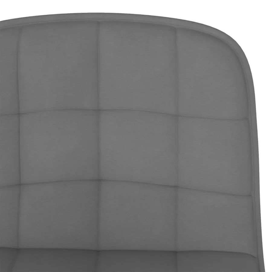 Tabourets de bar lot de 2 gris clair tissu - 8