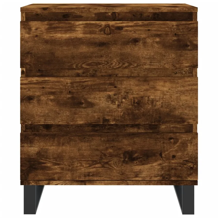 Buffet Chêne fumé 60x35x70 cm Bois d'ingénierie - 5