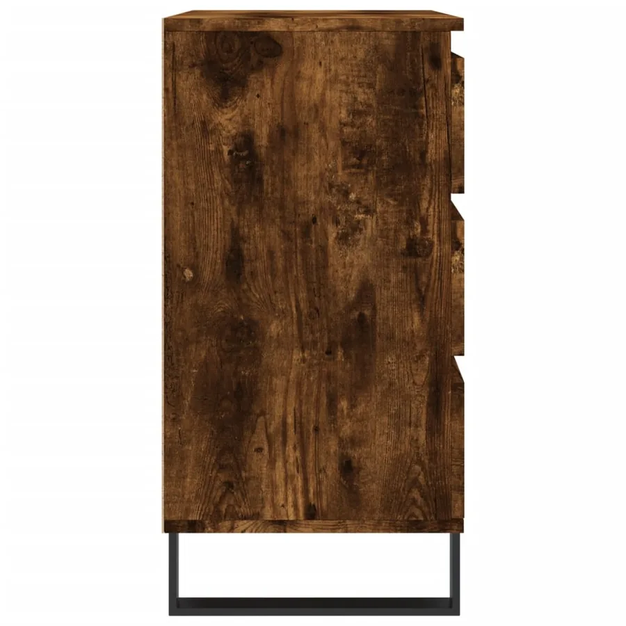 Buffet Chêne fumé 60x35x70 cm Bois d'ingénierie - 7