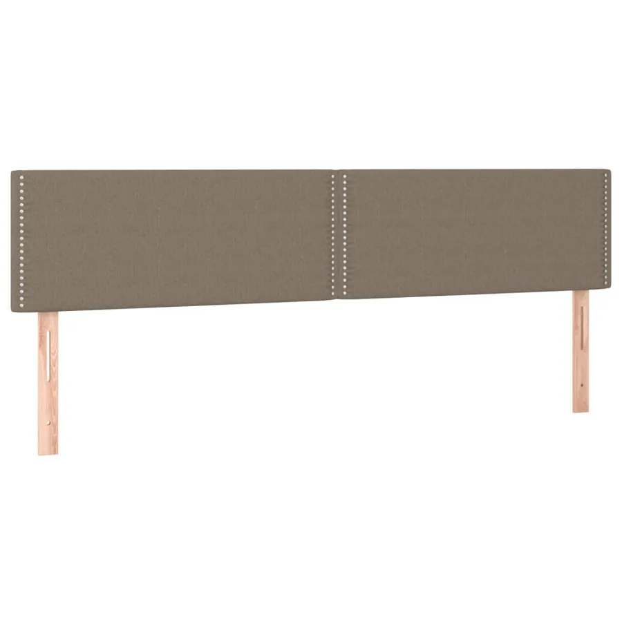 Sommier à lattes de lit avec matelas Taupe 180x200 cm Tissu - 6