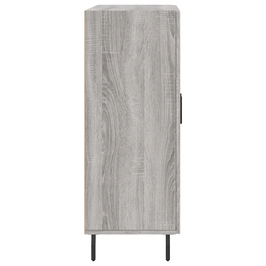 Buffet sonoma gris 69,5x34x90 cm bois d'ingénierie - 7