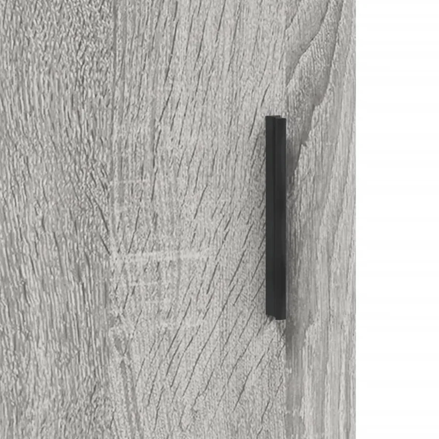 Buffet sonoma gris 69,5x34x90 cm bois d'ingénierie - 9