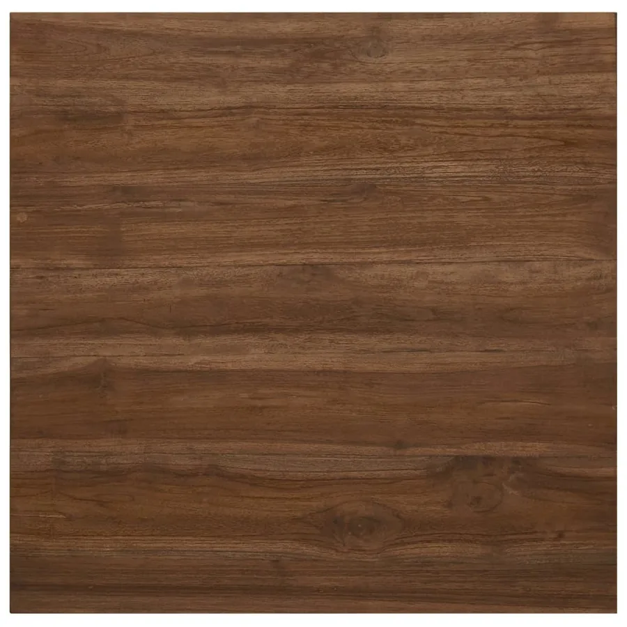 Table basse 68x68x33 cm Bois de teck solide - 6