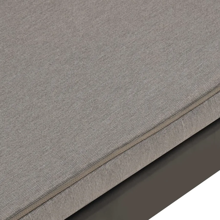 Salon de jardin 2 pcs avec coussins Plastique Gris - 10
