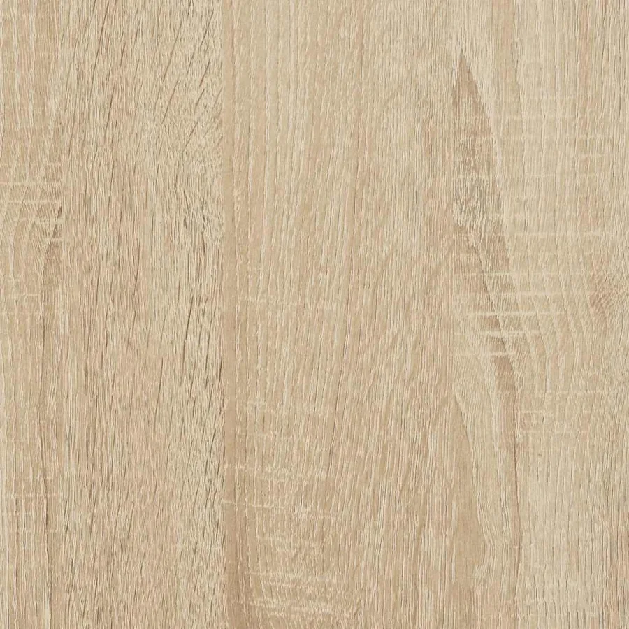 Buffet chêne sonoma 91x28x75 cm bois d'ingénierie - 9