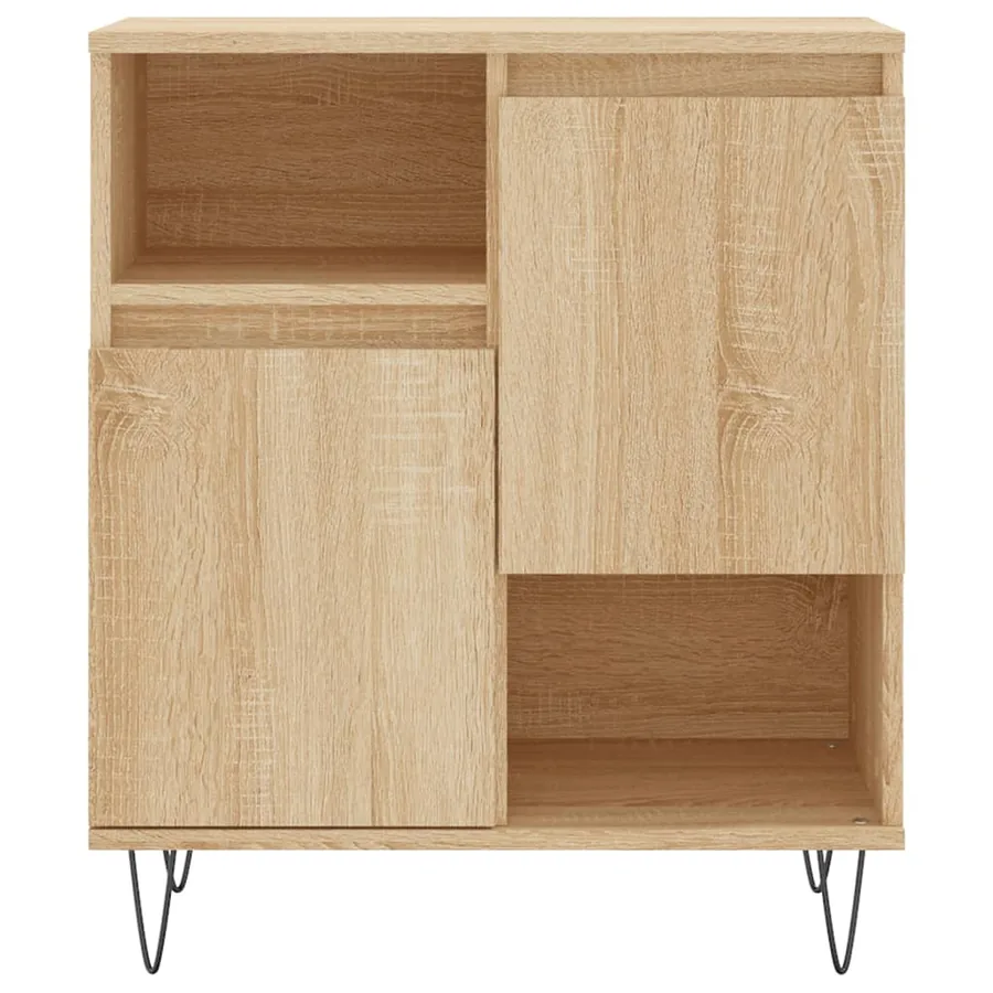 Buffet Chêne sonoma 60x35x70 cm Bois d'ingénierie - 5