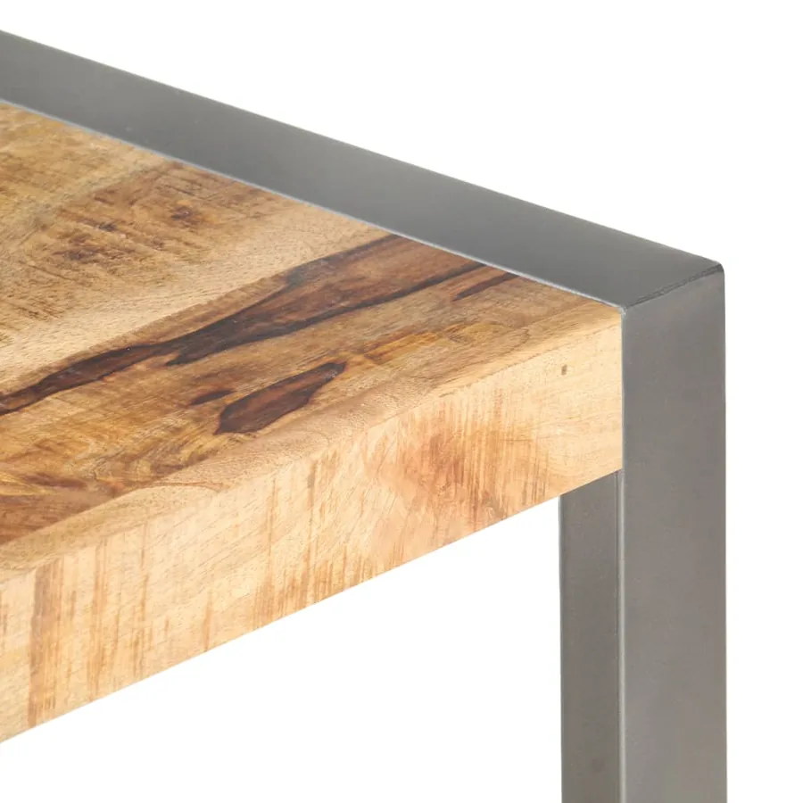 Table basse 110x60x40 cm Bois de manguier brut - 4