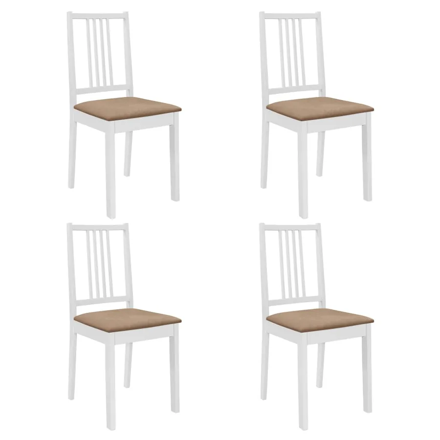 Mobilier de salle à manger 5 pcs MDF Blanc - 5