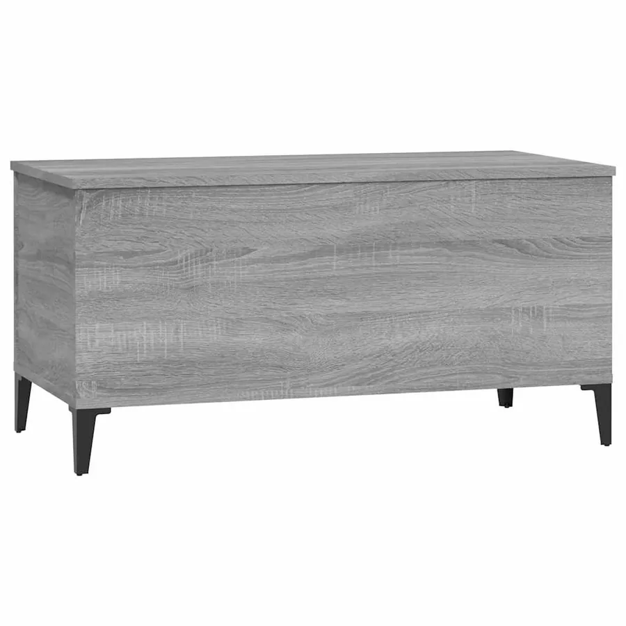Table basse Sonoma gris 90x44,5x45 cm Bois d'ingénierie - 4