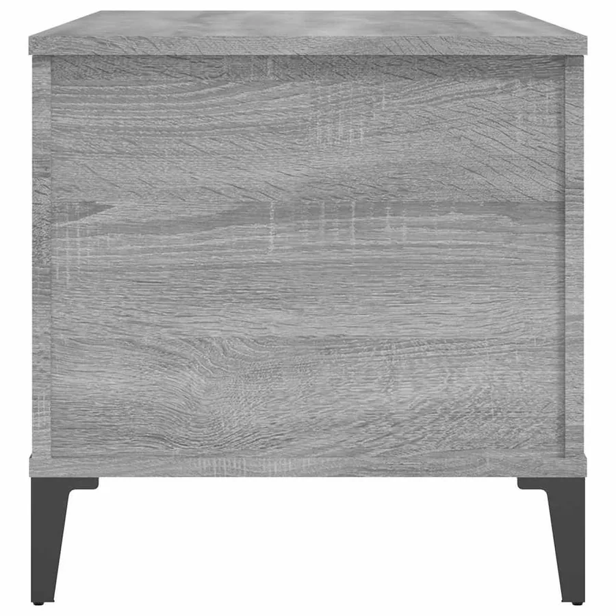 Table basse Sonoma gris 90x44,5x45 cm Bois d'ingénierie - 6