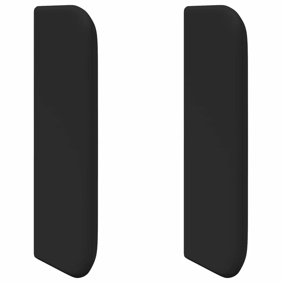 Oreille de tête de lit Noir 40,5 x 40,5 x 4 cm PVC - 2