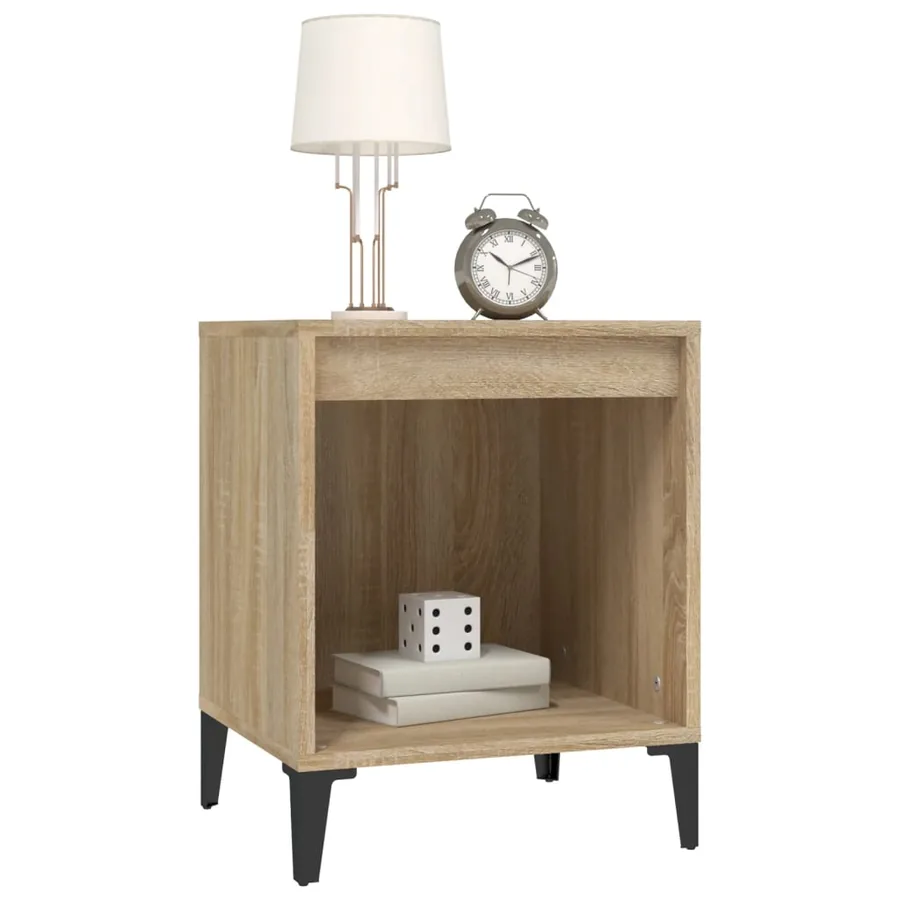Table de chevet Chêne sonoma 40x35x50 cm - 4