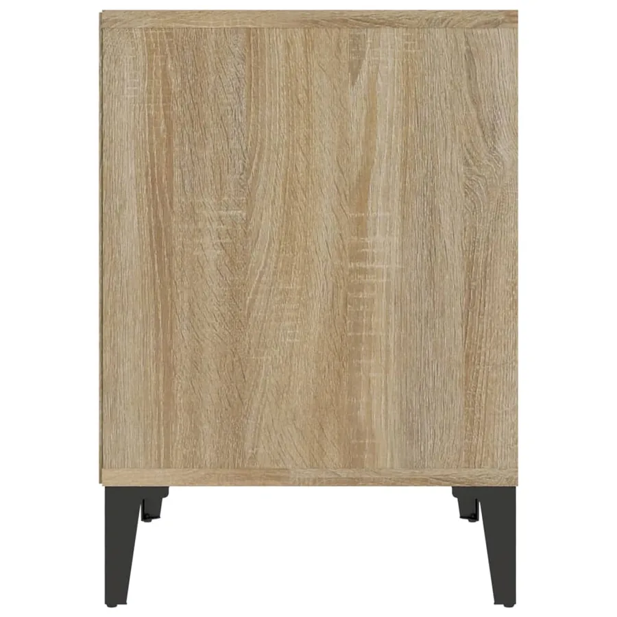 Table de chevet Chêne sonoma 40x35x50 cm - 6