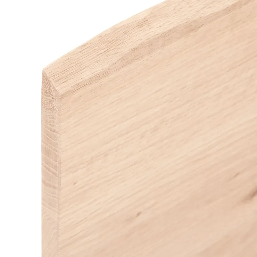 Étagère murale 60x50x2 cm bois de chêne massif non traité - 6