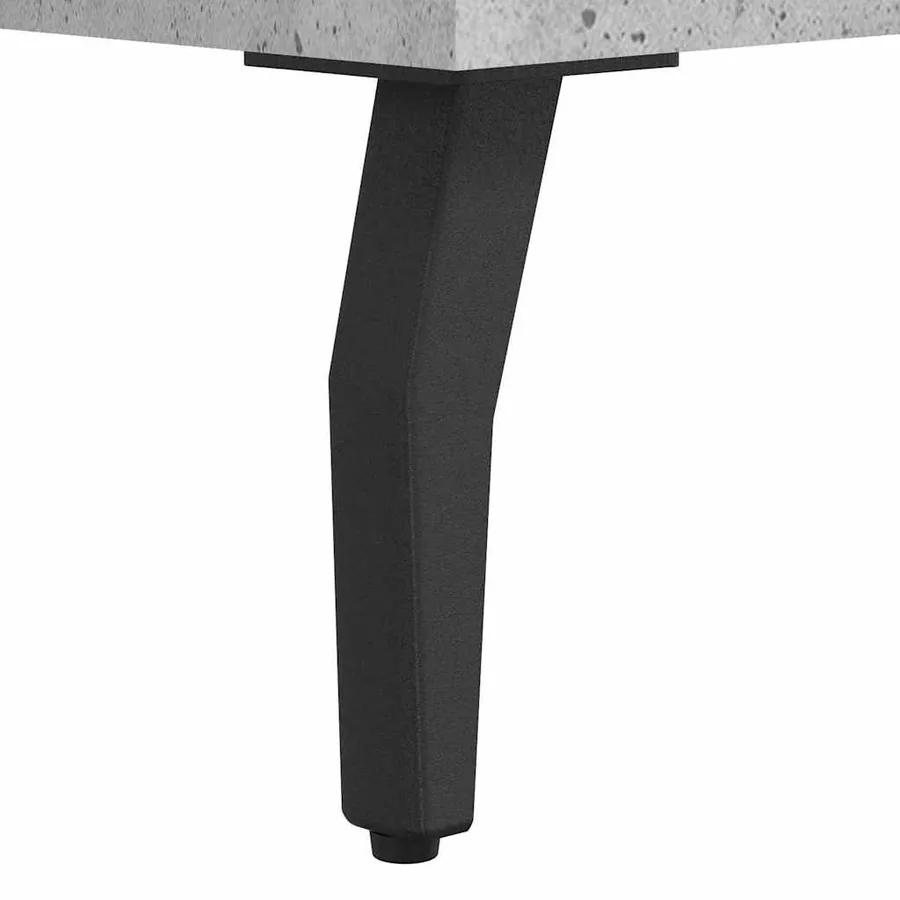 Buffet haut Gris béton 34,5x34x180 cm Bois d'ingénierie - 11