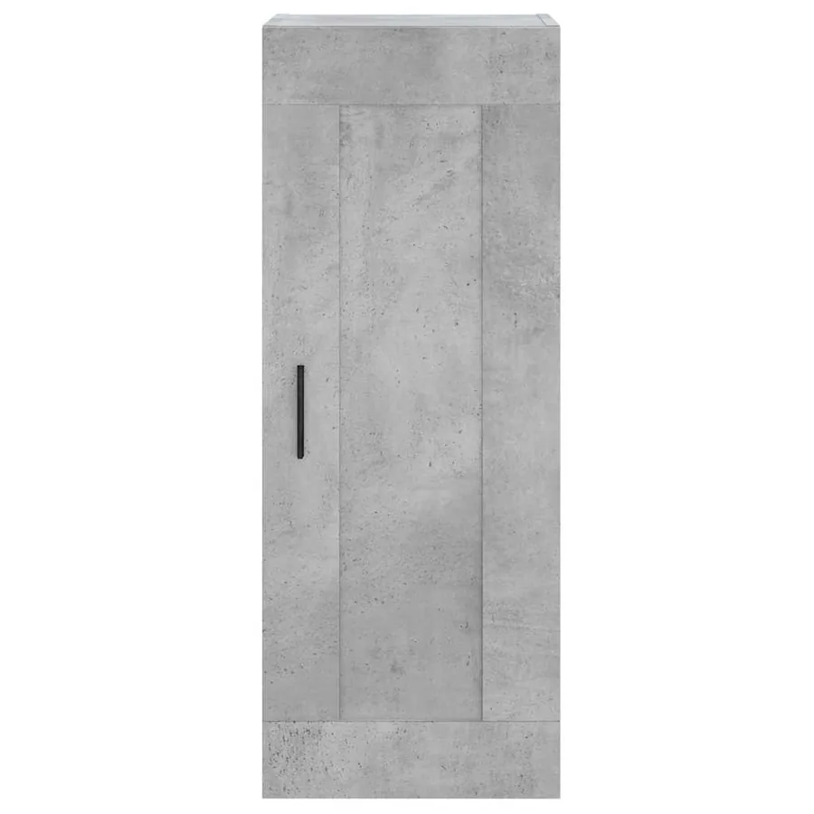 Buffet haut Gris béton 34,5x34x180 cm Bois d'ingénierie - 7
