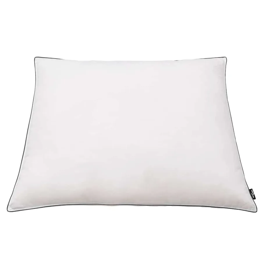 Oreiller lot de 2 Remplissage de duvet léger 80 x 80 cm Blanc - 3