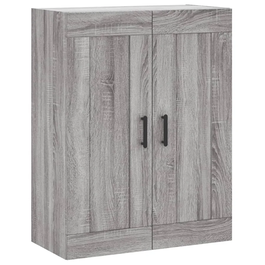 Buffet haut Sonoma gris 69,5x34x180 cm Bois d'ingénierie - 5