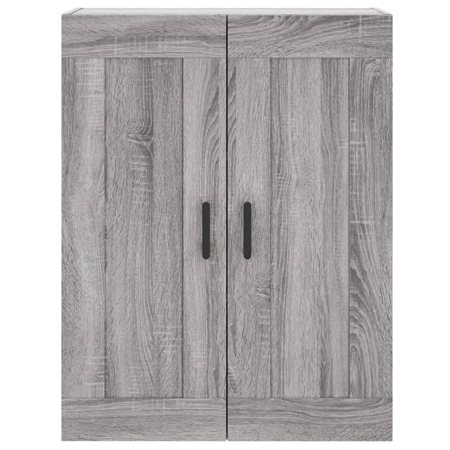 Buffet haut Sonoma gris 69,5x34x180 cm Bois d'ingénierie - 6