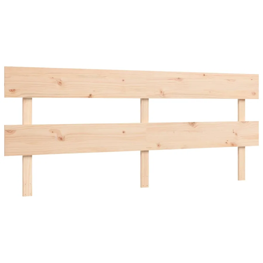 Cadre de lit sans matelas 200x200 cm bois massif de pin - 8