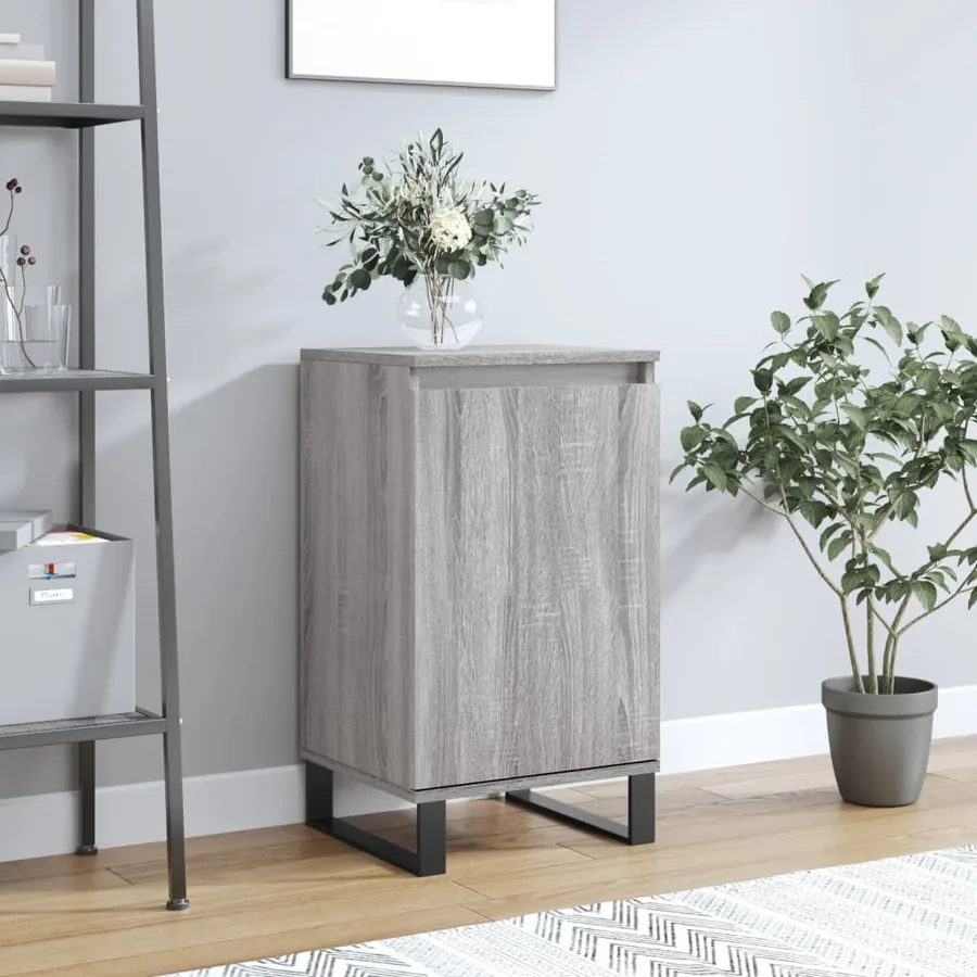 Buffet sonoma gris 40x35x70 cm bois d'ingénierie