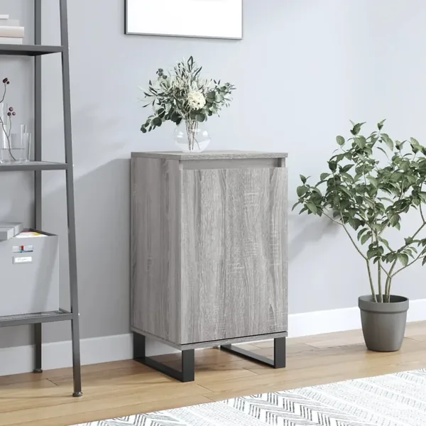 Buffet sonoma gris 40x35x70 cm bois d'ingénierie