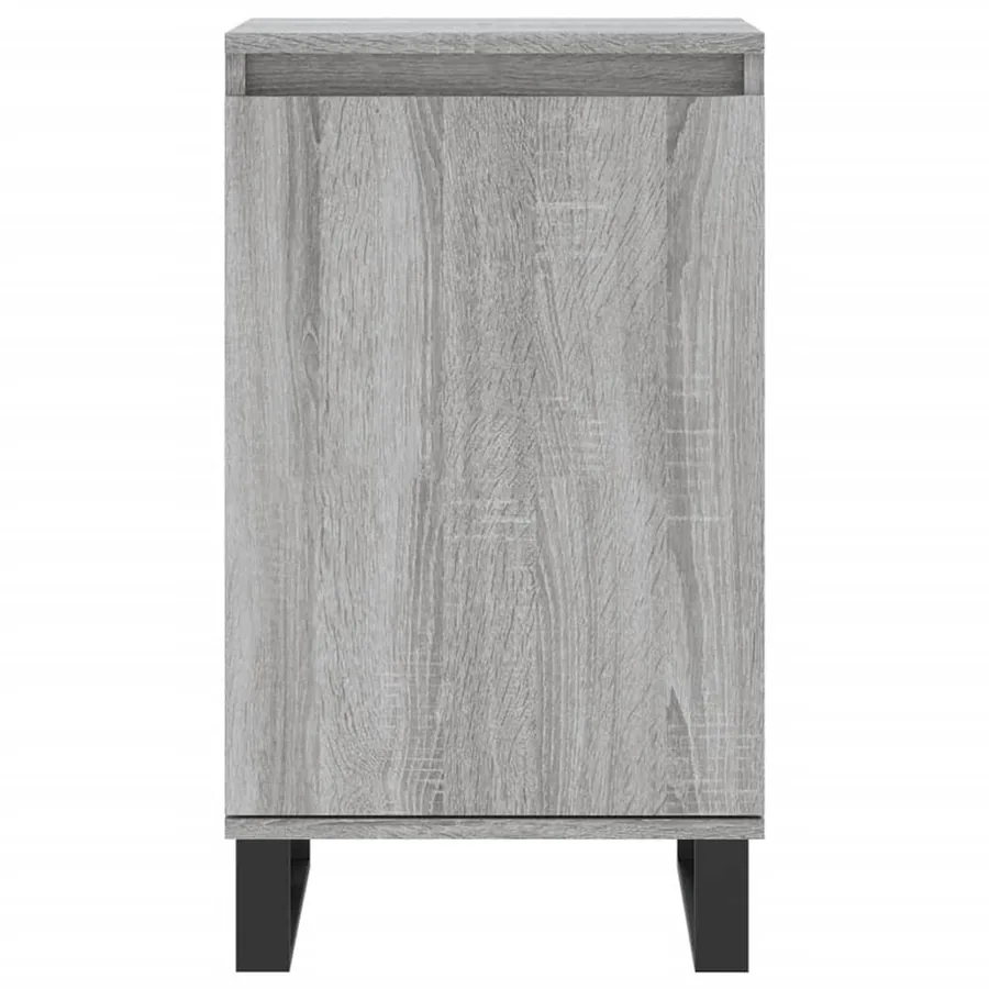 Buffet sonoma gris 40x35x70 cm bois d'ingénierie - 5