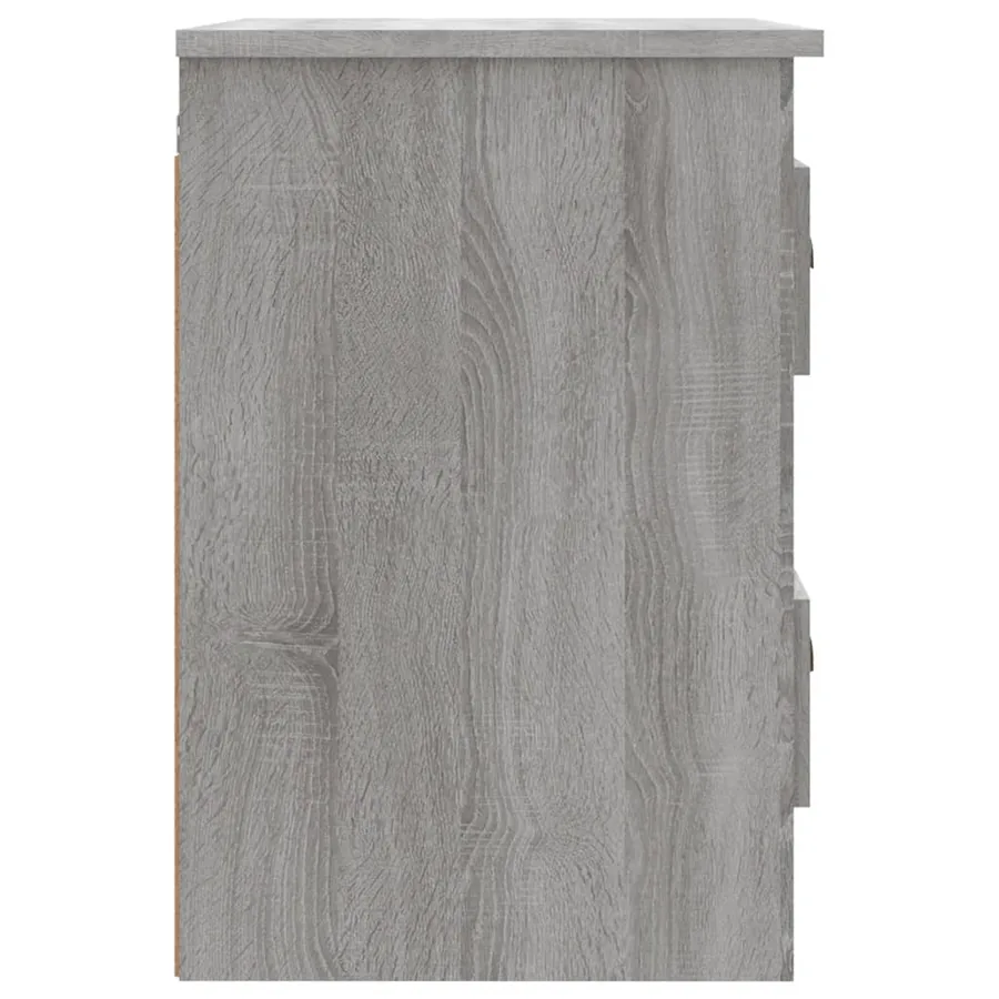 Table de chevet murale sonoma gris 41,5x36x53 cm - 8