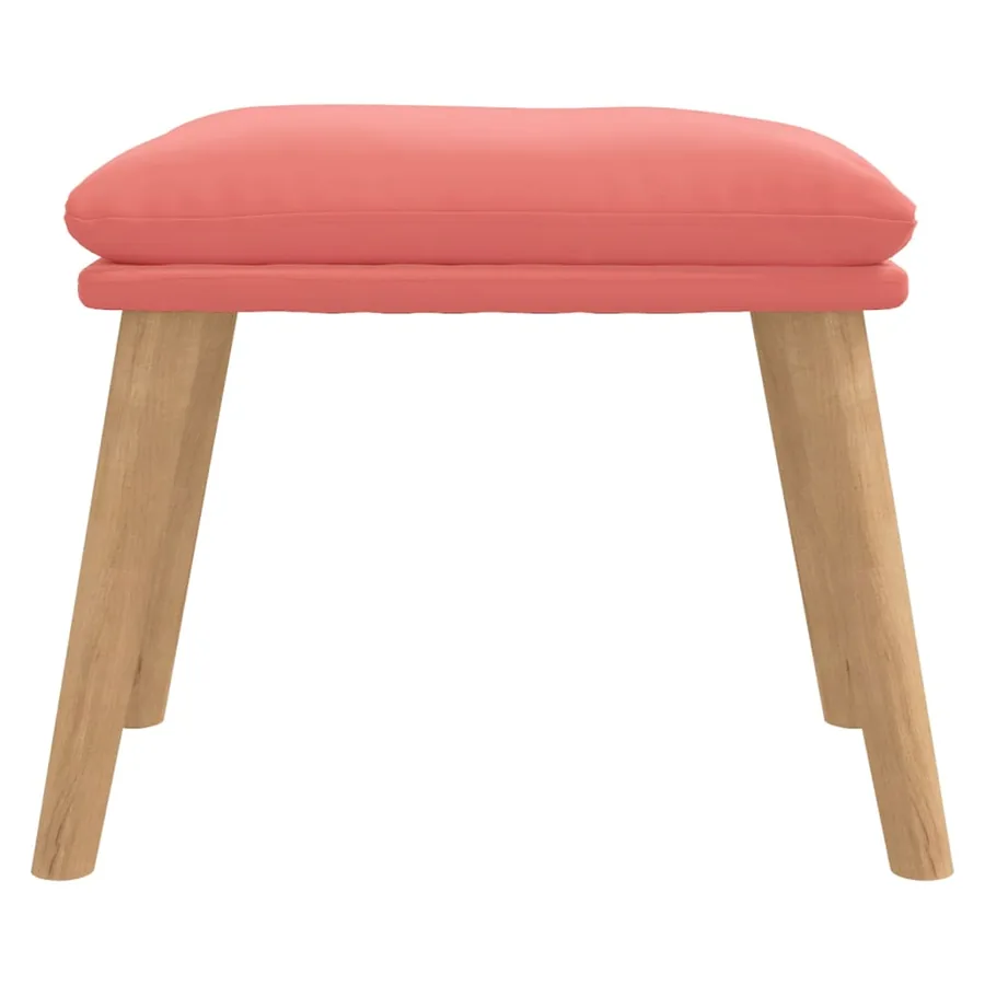 Repose-pied Rose 45x29,5x35 cm Velours - 3