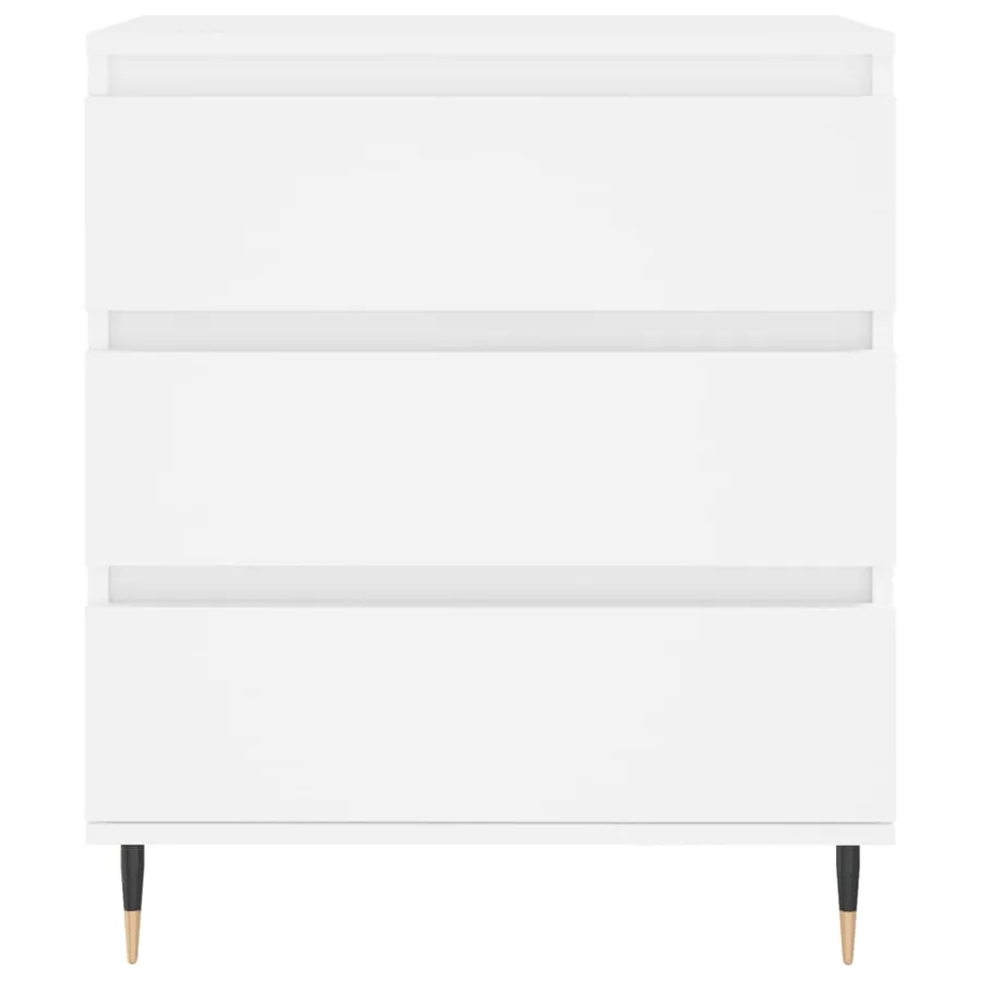 Buffet Blanc 60x35x70 cm Bois d'ingénierie - 5