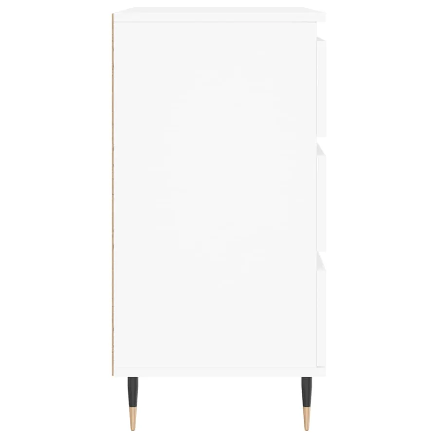 Buffet Blanc 60x35x70 cm Bois d'ingénierie - 7