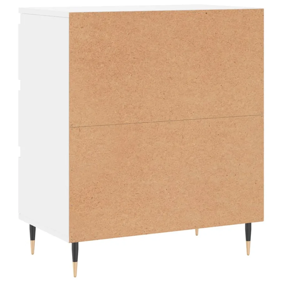 Buffet Blanc 60x35x70 cm Bois d'ingénierie - 8