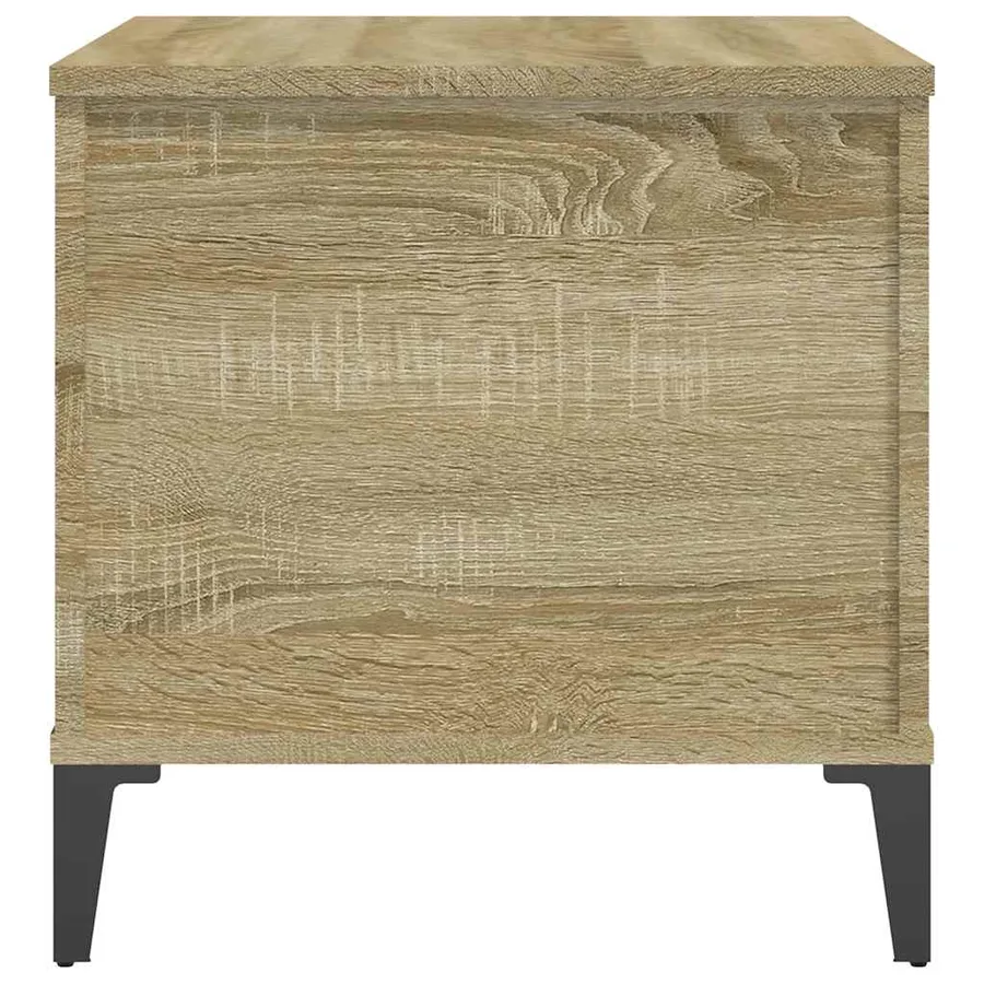 Table basse Chêne sonoma 60x44,5x45 cm Bois d'ingénierie - 6