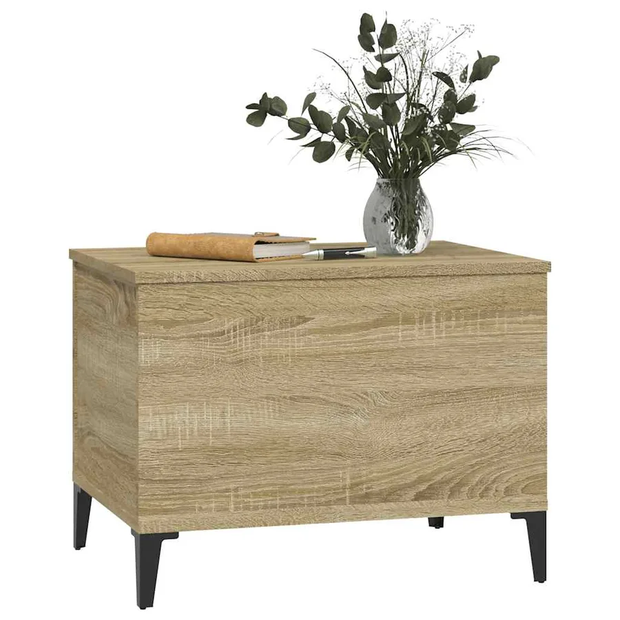 Table basse Chêne sonoma 60x44,5x45 cm Bois d'ingénierie - 7