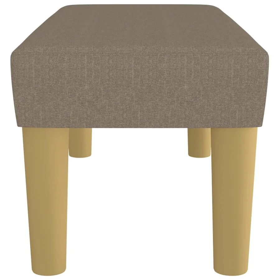 Banc Taupe 70x30x30 cm Tissu - 4