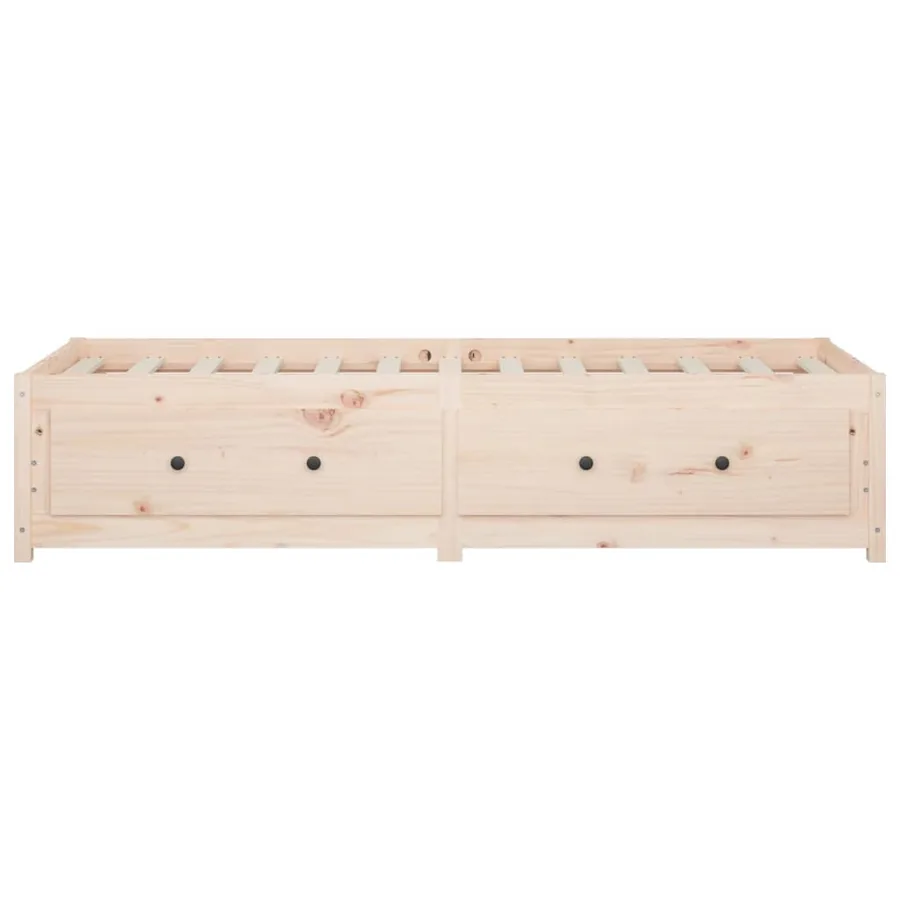 Lit de jour sans matelas 90x200 cm bois de pin massif - 8