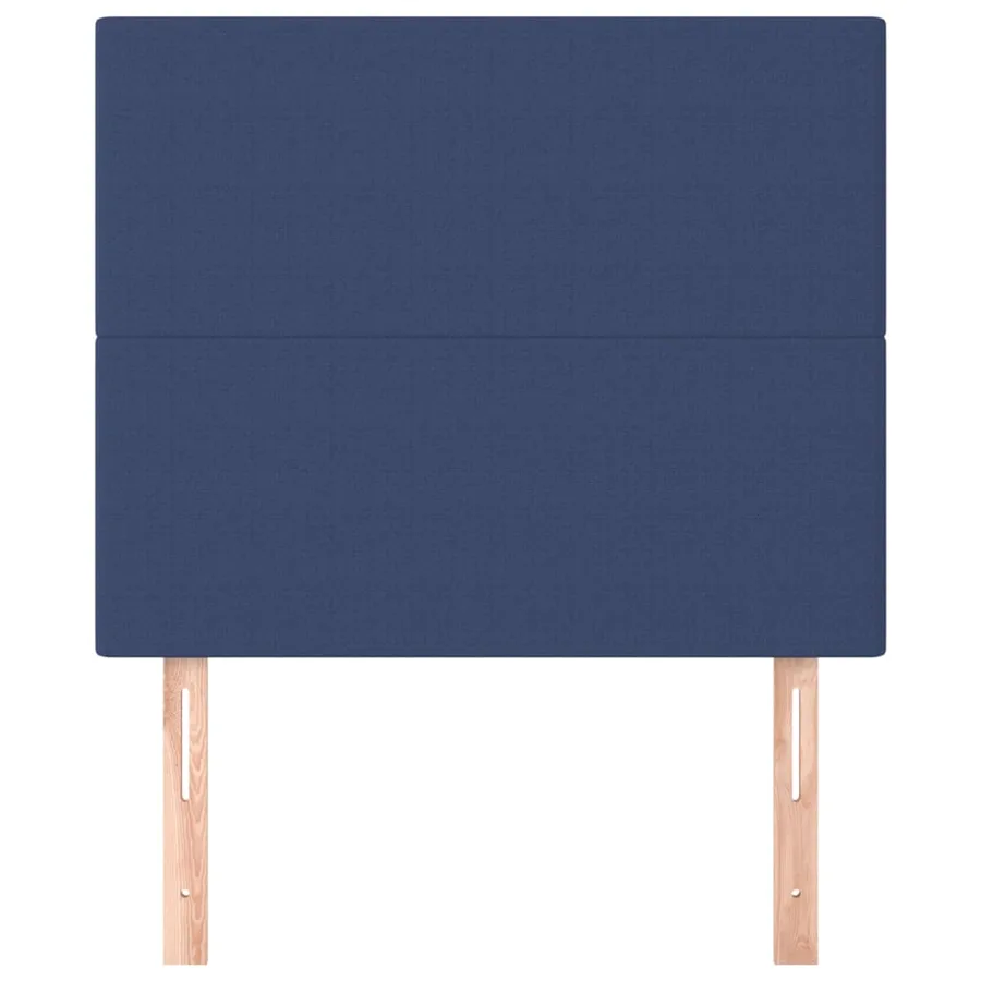 Tête de lit Bleu 80x5x118/128 cm Tissu - 3