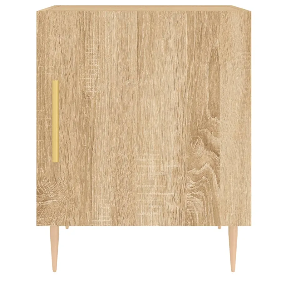 Tables de chevet 2 pcs chêne sonoma 40x40x50 cm bois ingénierie - 6