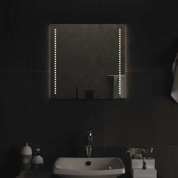 Miroir de salle de bain à LED 50x50 cm