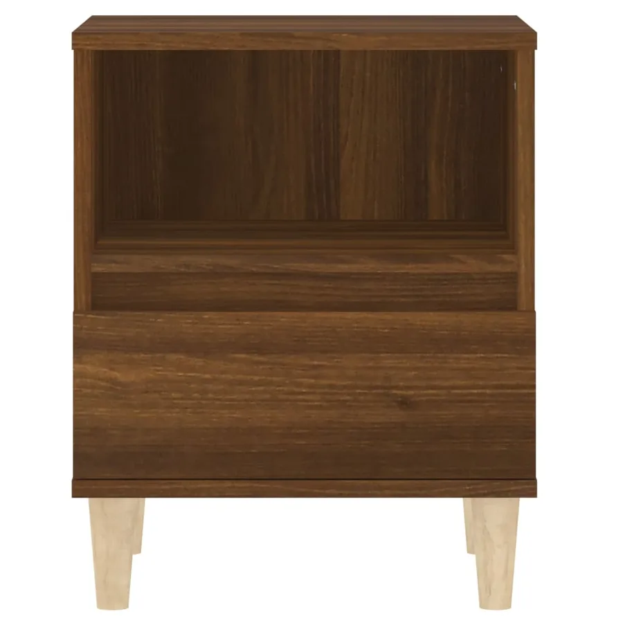 Tables de chevet 2 pcs Chêne marron 40x35x50 cm - 7