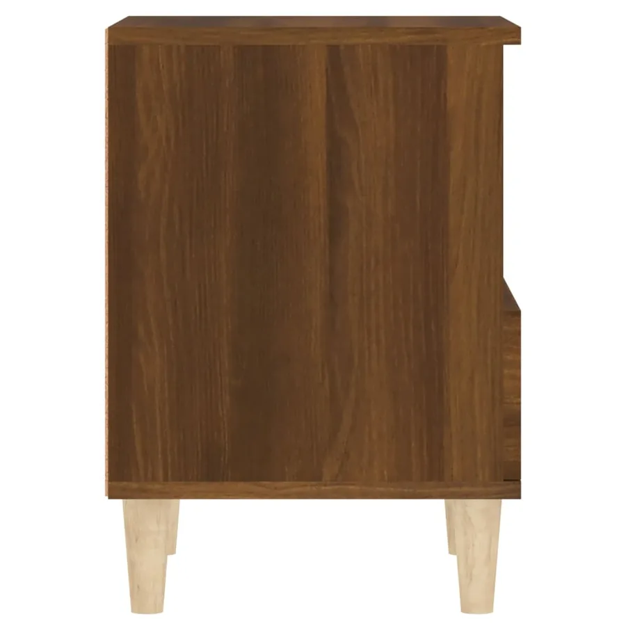 Tables de chevet 2 pcs Chêne marron 40x35x50 cm - 9