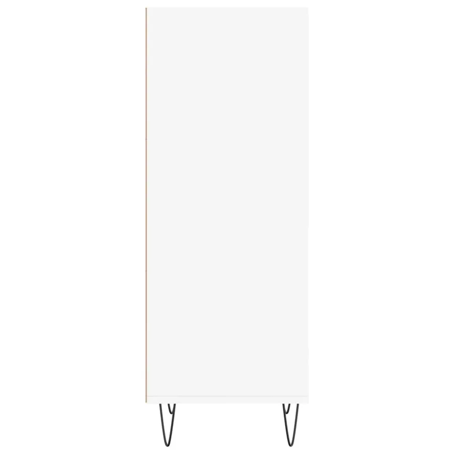 Buffet blanc 34,5x32,5x90 cm bois d'ingénierie - 5
