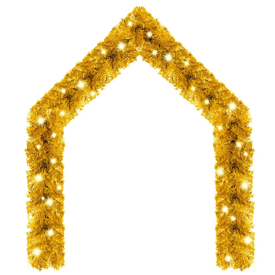 Guirlande de Noël avec lumières LED 5 m Doré - 2