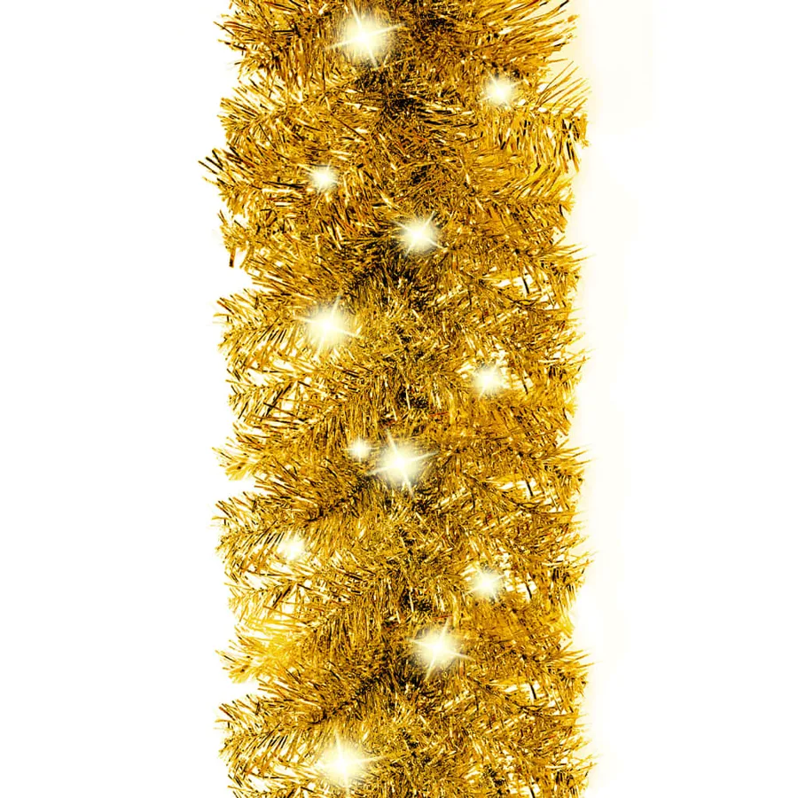 Guirlande de Noël avec lumières LED 5 m Doré - 6