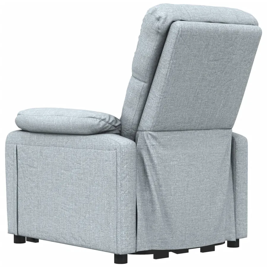 Fauteuil inclinable électrique Gris clair Tissu - 6