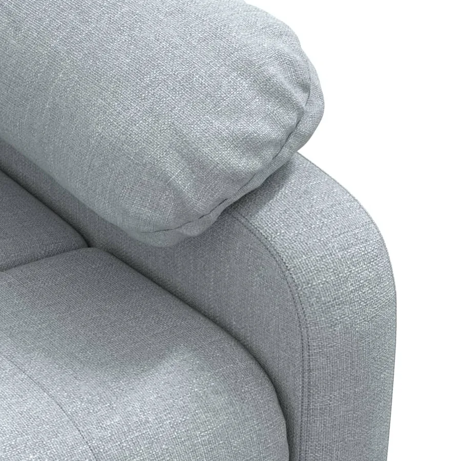 Fauteuil inclinable électrique Gris clair Tissu - 8