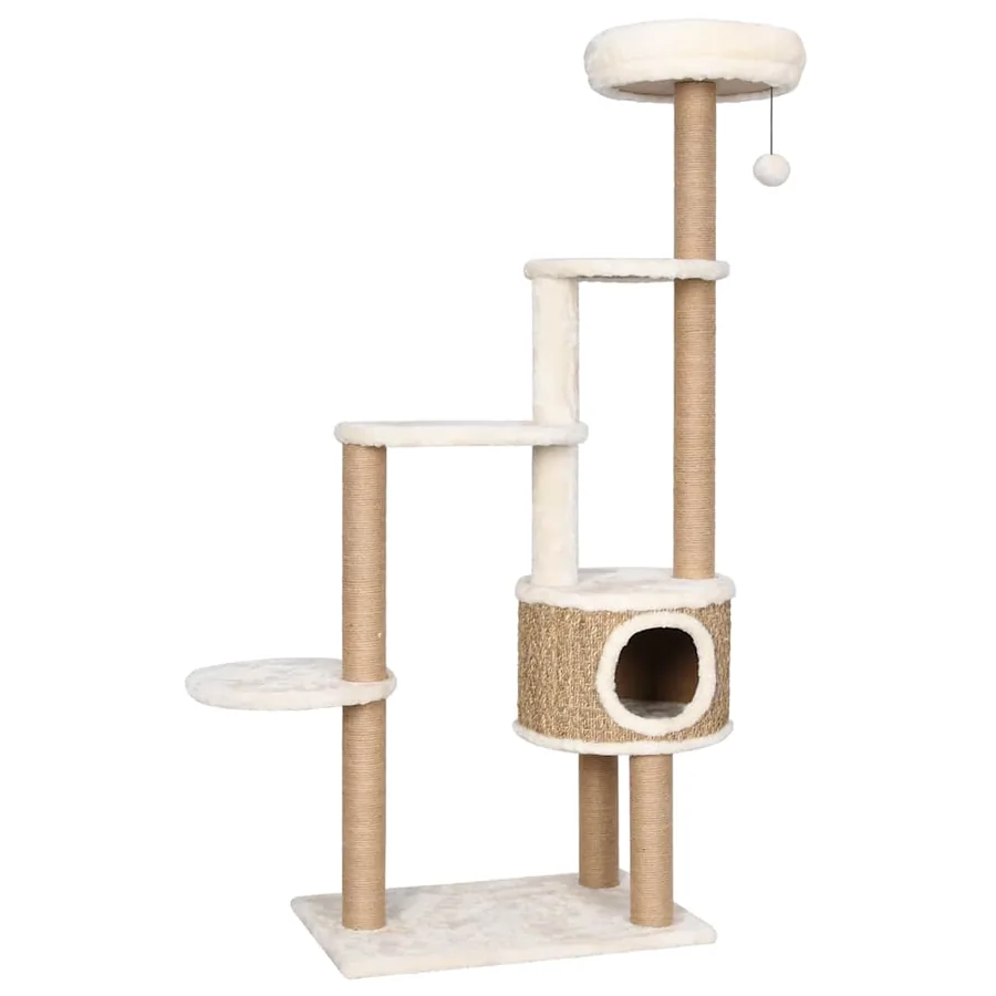 Arbre à chat coussin de luxe et grattoir 148 cm Herbiers marins - 2