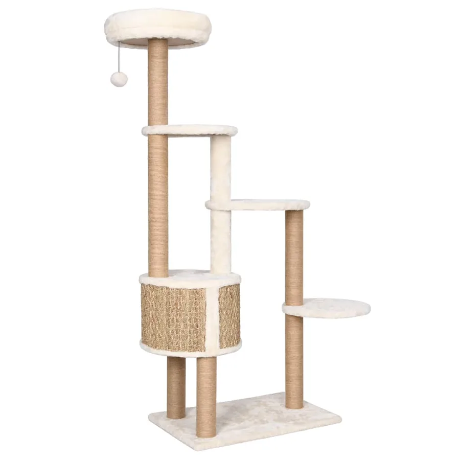 Arbre à chat coussin de luxe et grattoir 148 cm Herbiers marins - 5