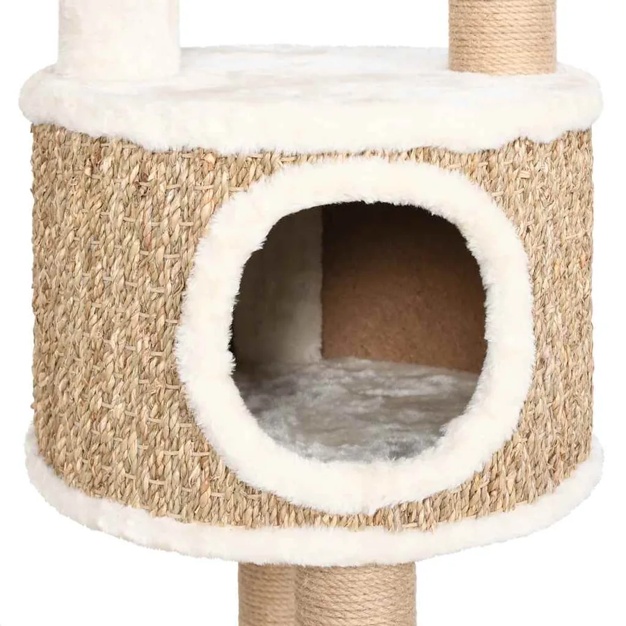 Arbre à chat coussin de luxe et grattoir 148 cm Herbiers marins - 6