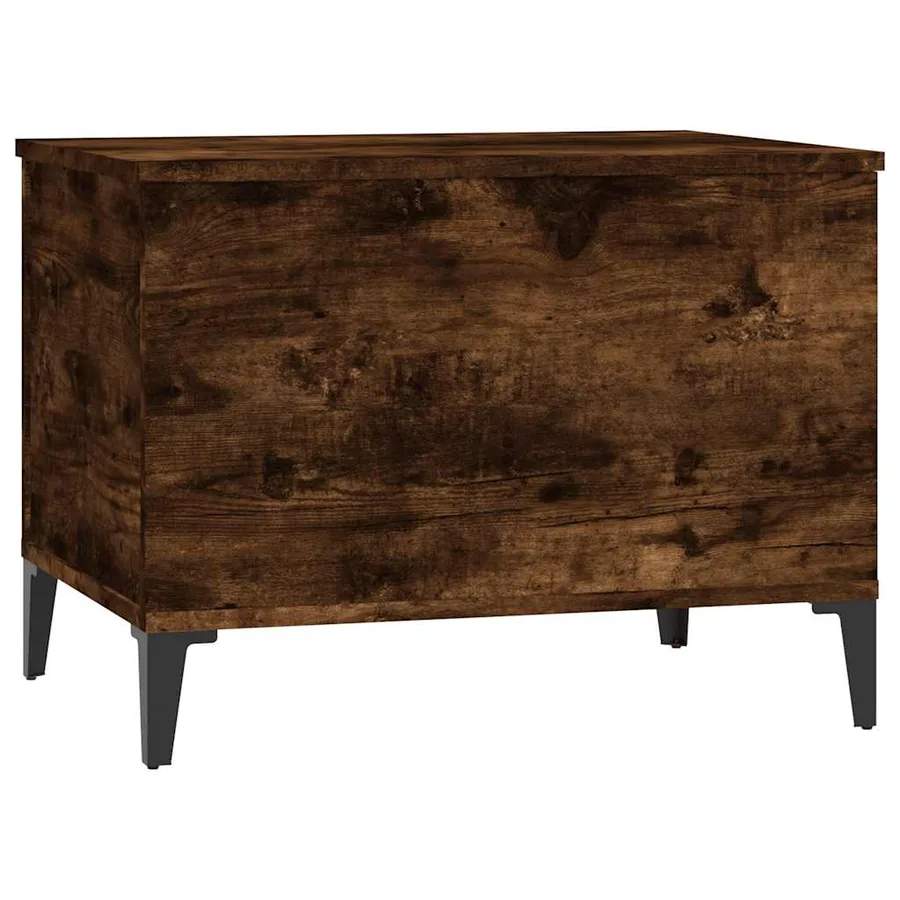 Table basse Chêne fumé 60x44,5x45 cm Bois d'ingénierie - 4